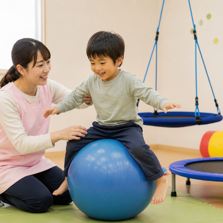 感覚統合療法の様子